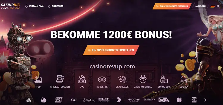 Casinonic Casino Bonuses