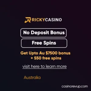 Ricky Casino No Deposit Bonus Australia