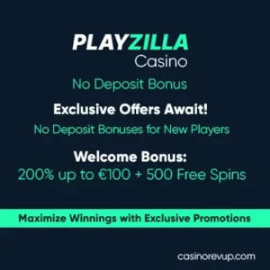 PlayZilla no deposit bonus